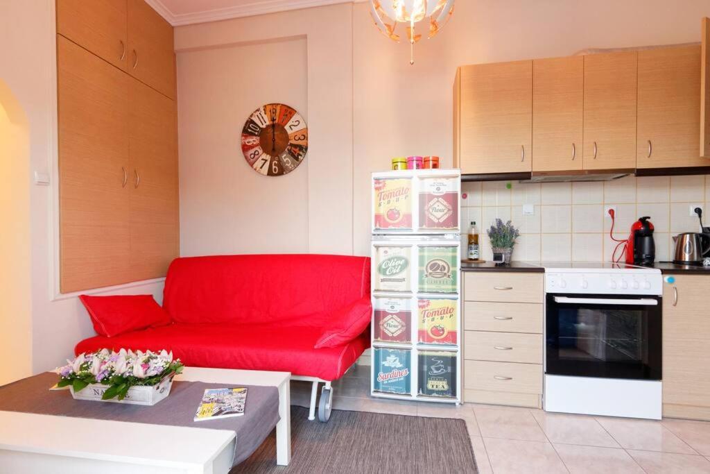 Appartamento Big Terrace Near Metro And Athens Center Esterno foto